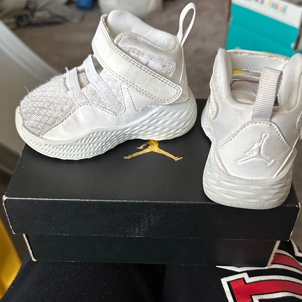 Jordan Kids White Sneakers
